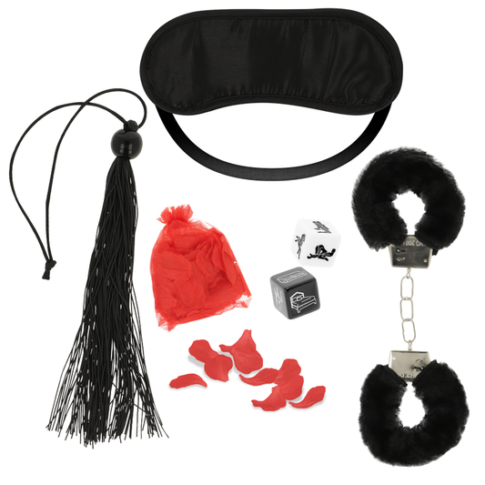 dados latido fetish antifaz esposas petalos de color rojo kit para jugar en pareja placer en pareja juegos disfrutar en pareja