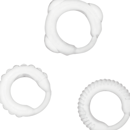 anillo de placer anillo vibrador hombre pene anillo testicular placer pareja estimulador de clitoris anillo flexible testículos kit set silicona premium retardar eyaculación aumento erección diferentes medidas silicona suave eyaculacion precoz firmeza