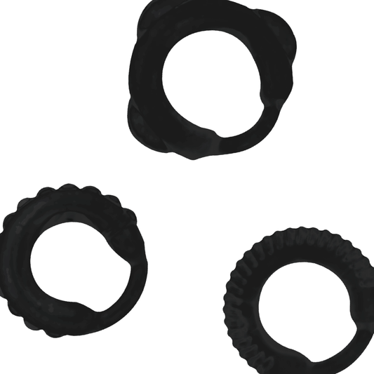 anillo de placer anillo vibrador hombre pene anillo testicular placer pareja estimulador de clitoris anillo flexible testículos kit set silicona premium retardar eyaculación aumento erección diferentes medidas silicona suave eyaculacion precoz firmeza