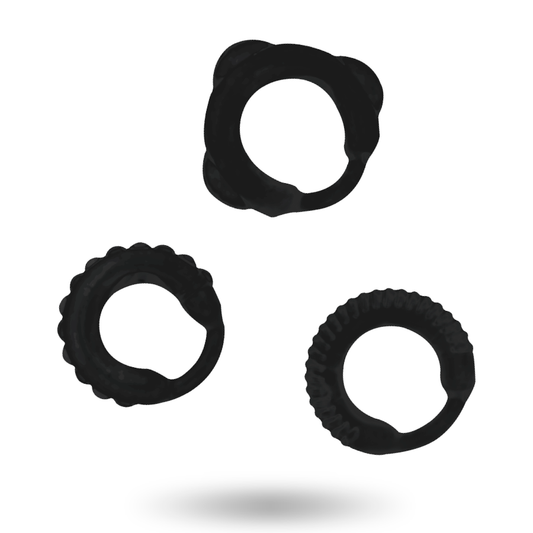 anillo de placer anillo vibrador hombre pene anillo testicular placer pareja estimulador de clitoris anillo flexible testículos kit set silicona premium retardar eyaculación aumento erección diferentes medidas silicona suave eyaculacion precoz firmeza
