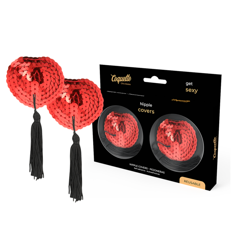 reusable varios usos pezoneras sexy coquetee chic desire estilo atrevido sensual erótico elegante lencería sexy premium reutilizable rojas rojo