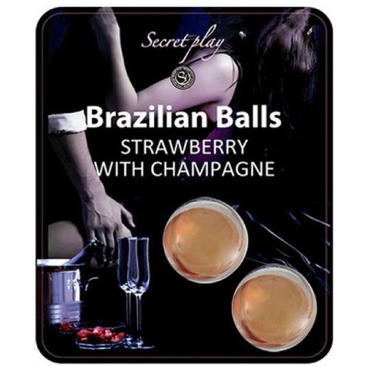 SECRETPLAY - BRAZILIAN BALLS EFECTO CALOR 2 UNIDADES
