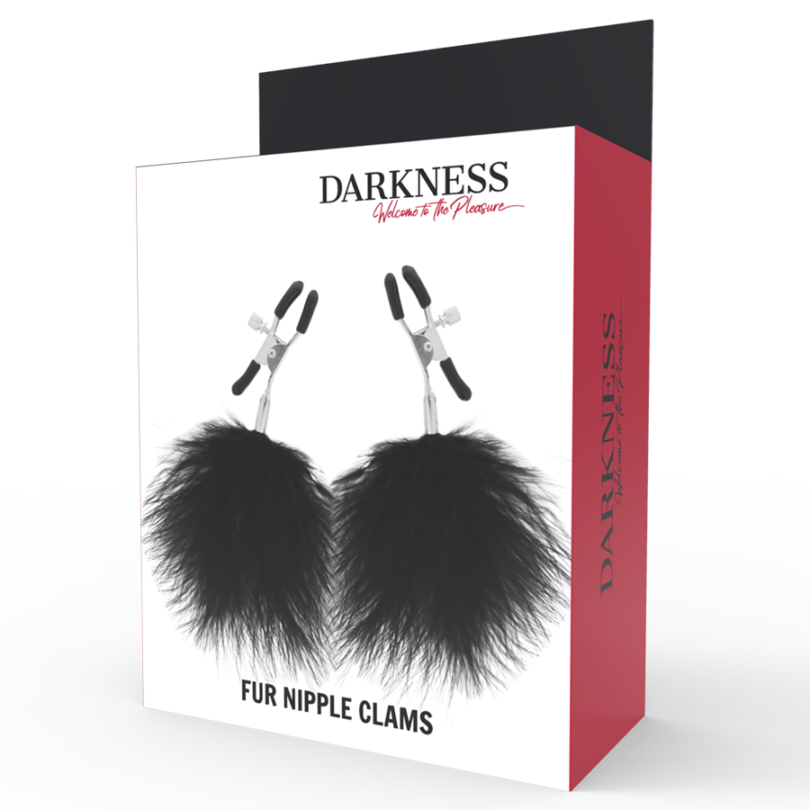 DARKNESS - PINZAS PARA PEZONES CON POMPONES